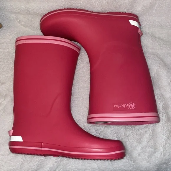 NWT NATURINO RAIN BOOT Wellies in Fuchsia - Picture 9 of 13